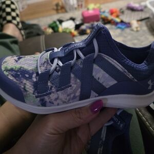 Under Armour Kids' Blue and Green Athletic Shoes